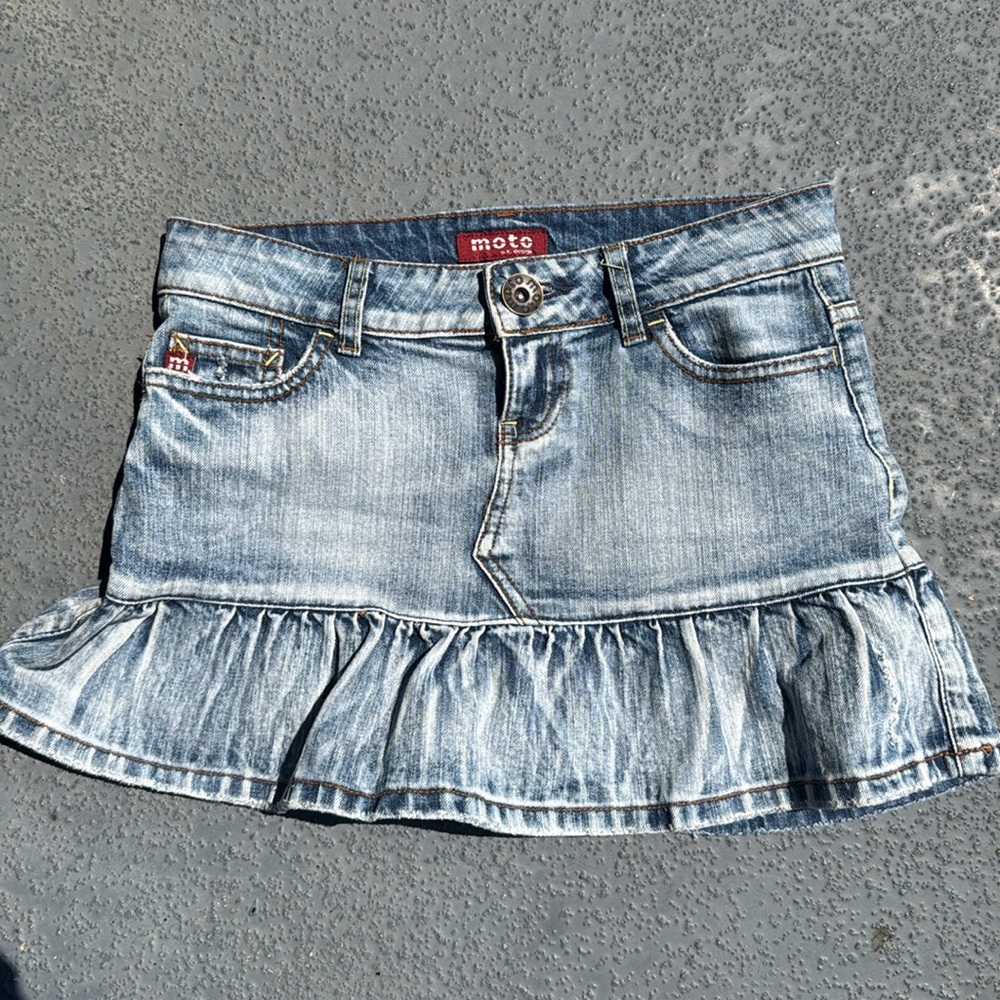 Denim Mini Skirt